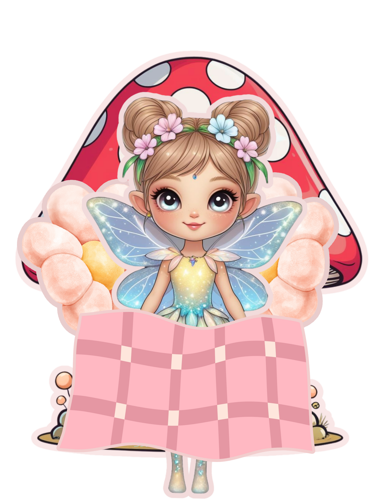 Fairy Paper Doll Printable – Cute Dress-Up Toy for Kids – Instant Download