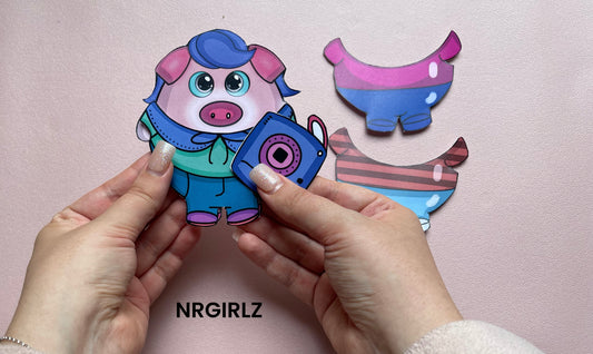 NR Cute Animal Paper Toy, Praschio The Homer