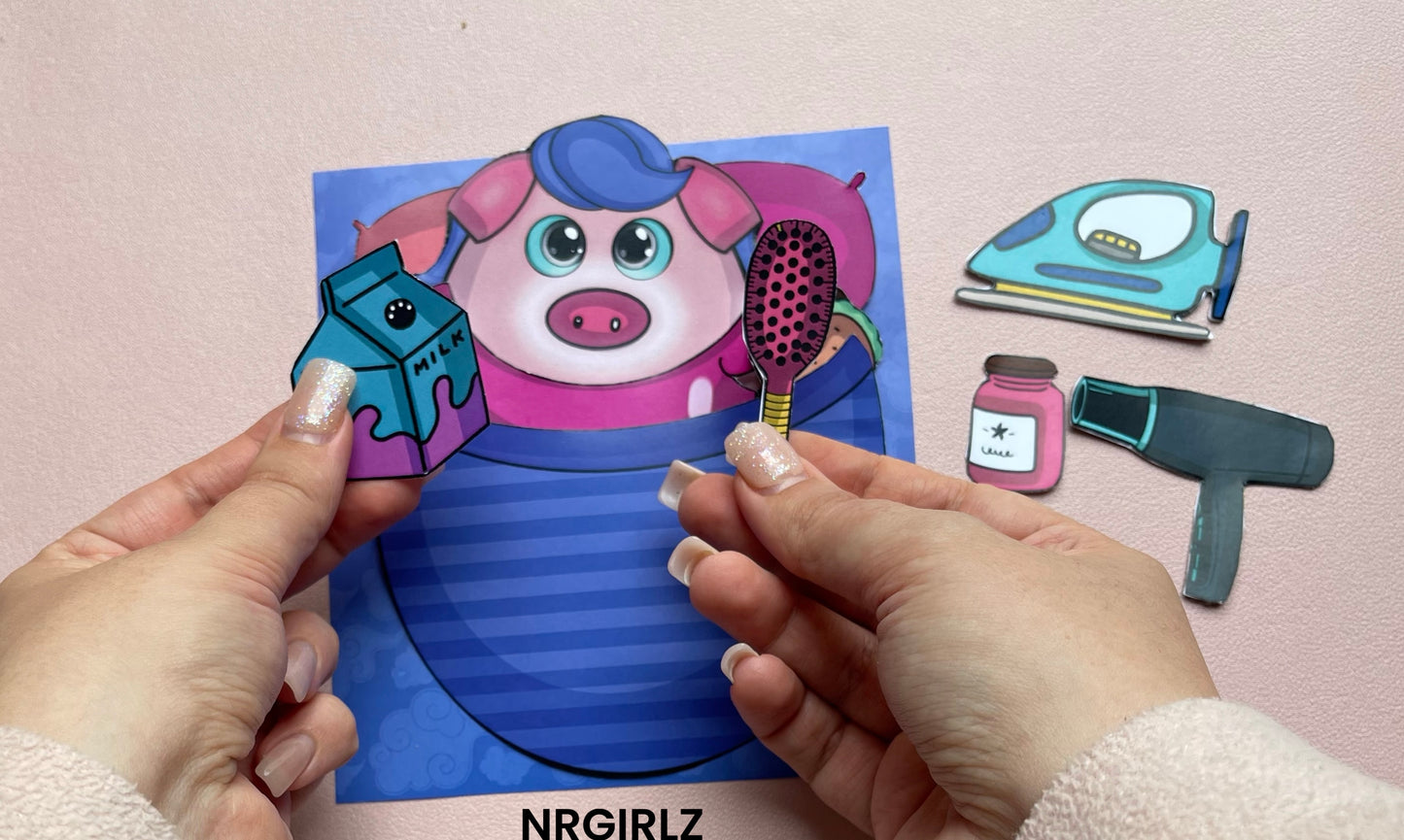 NR Cute Animal Paper Toy, Praschio The Homer