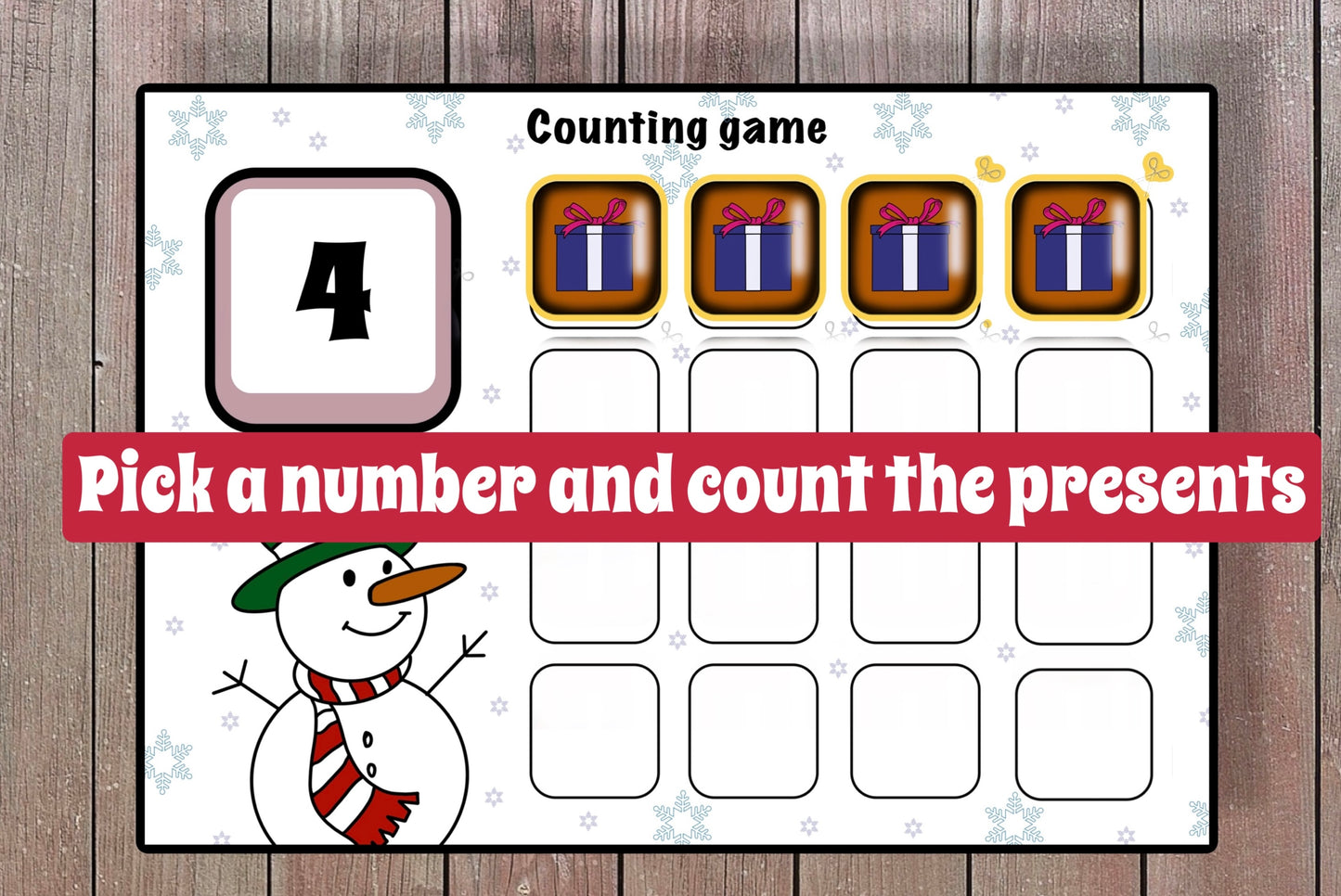 Christmas Busy Book for Toddler Printable Homeschool Resources Preschool Learning Folder Kindergarten Pre-K Christmas Activities for Kids