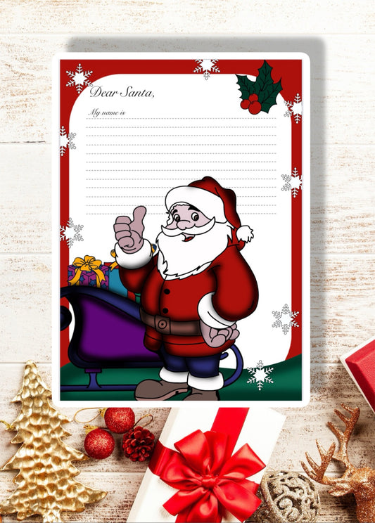 Letter To Santa and Christmas Wish List