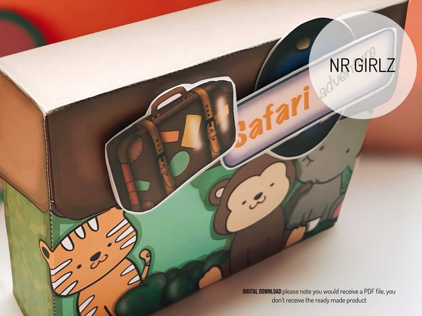 Safari Pretend Play Printable DIY Children's Activity