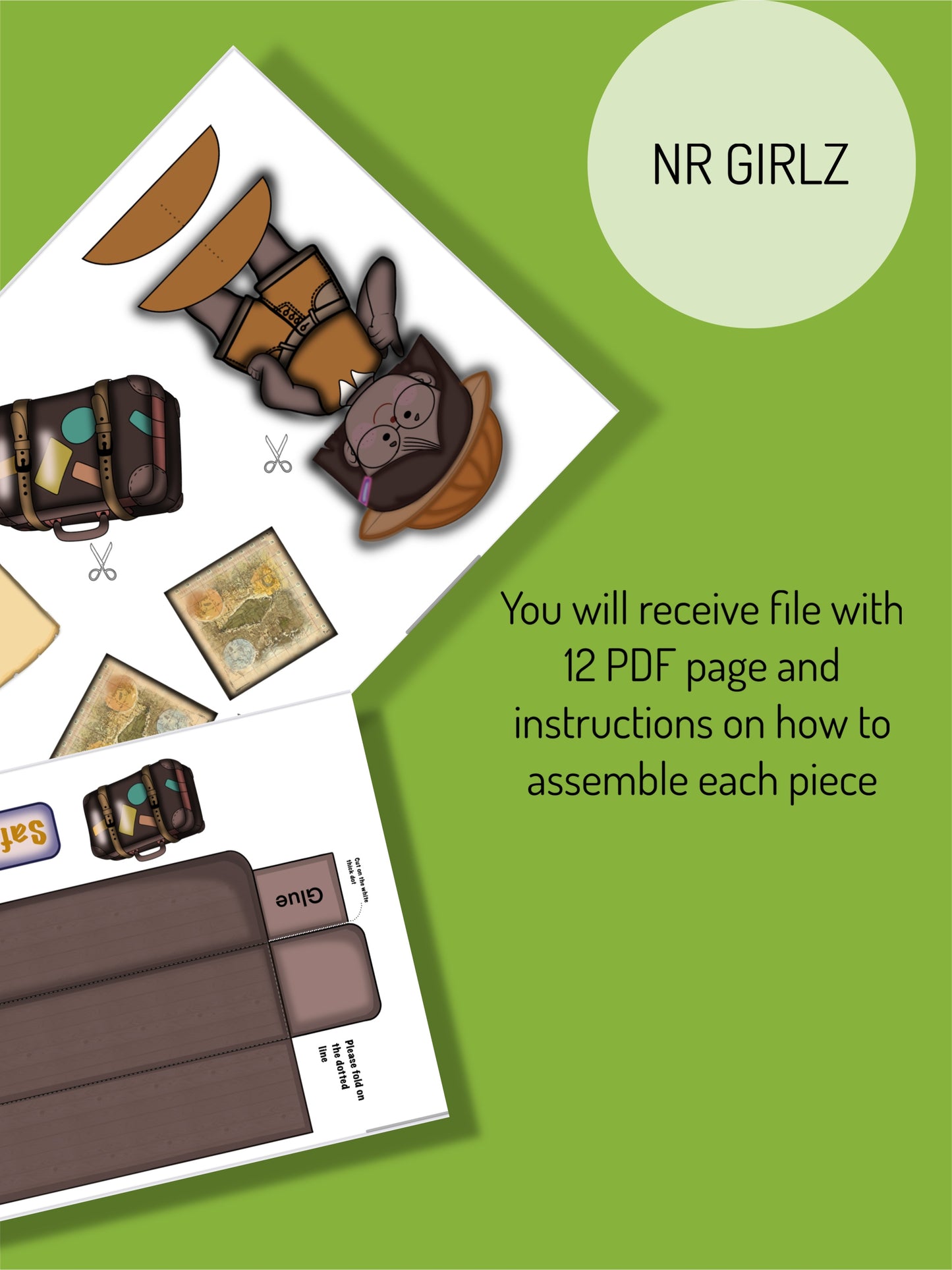 Safari Pretend Play Printable DIY Children's Activity