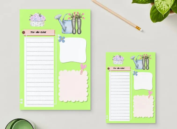 Printable Stationery, Floral Note Paper, Digital Download PDF, Letter Paper, Unline Paper, Lined Paper, A4 size, A5 size