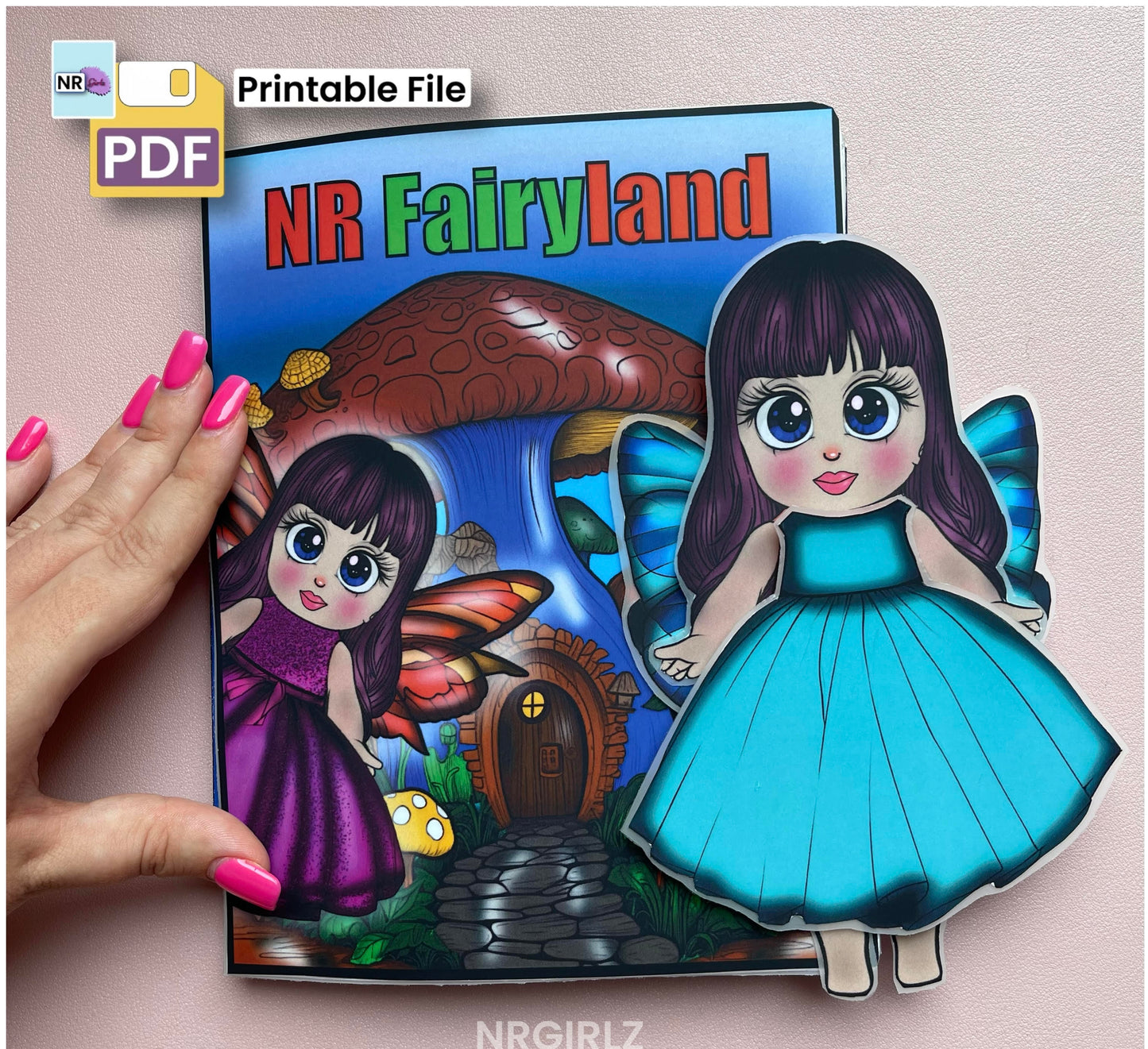 NR Fairy Magic Printable Doll