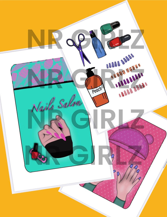 NR Nails Salon Activity Book