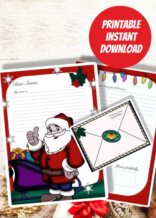 Letter To Santa and Christmas Wish List