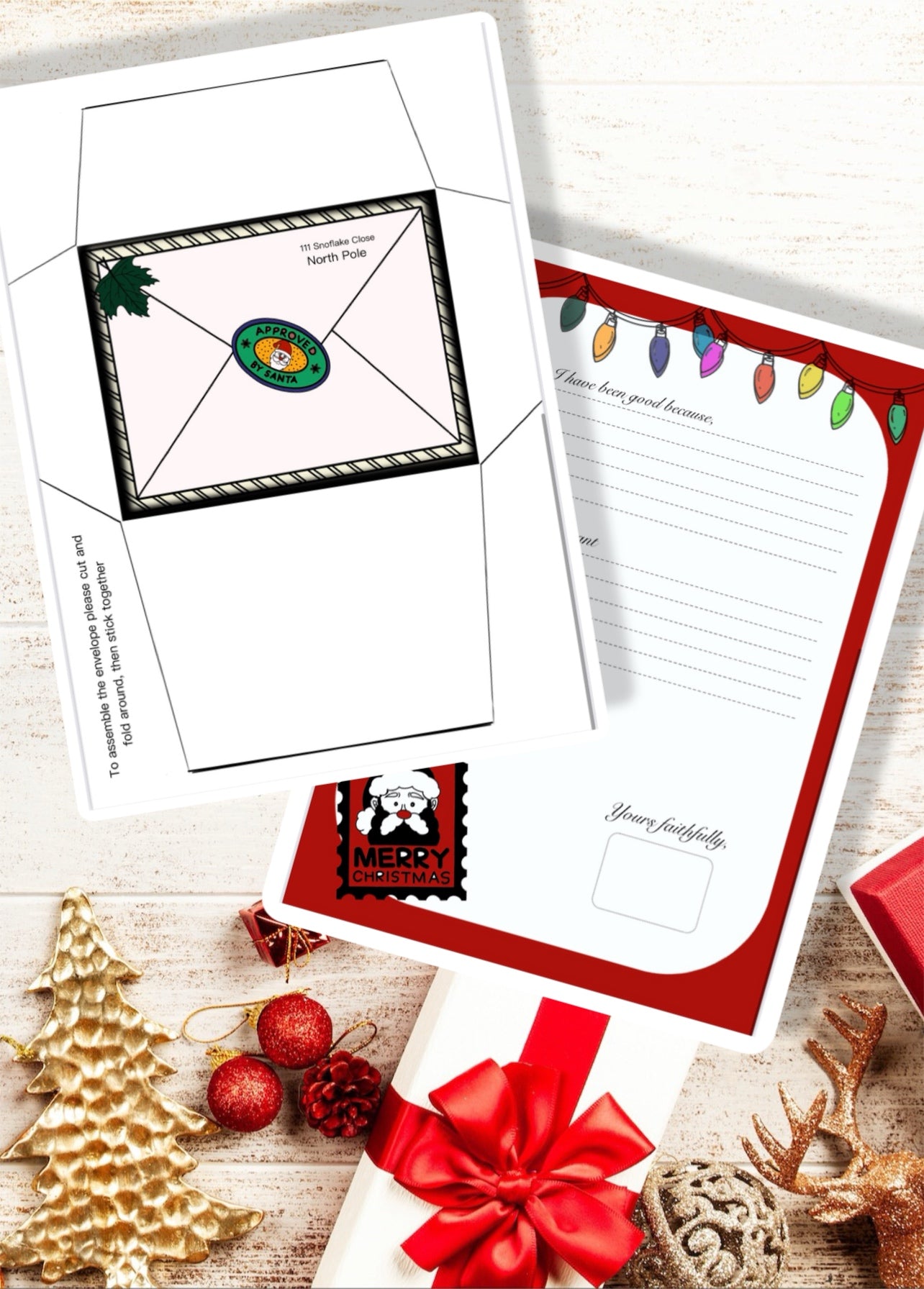 Letter To Santa and Christmas Wish List