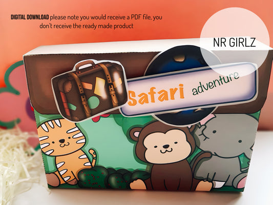 Safari Pretend Play Printable DIY Children's Activity