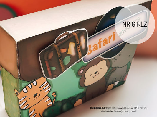 Safari Pretend Play Printable DIY Children's Activity
