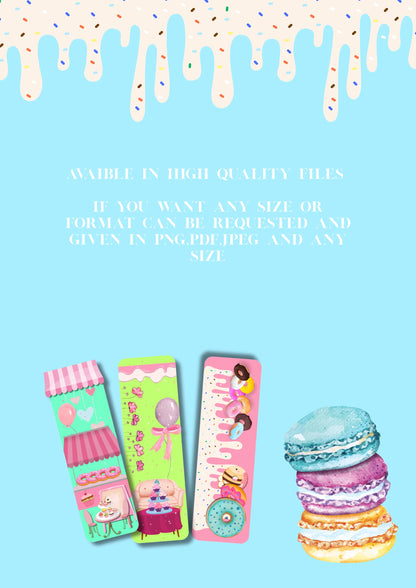 Sweet Printable Bookmarks Bundle, Reading Social Club, bookmarks design, Bookmark digital download