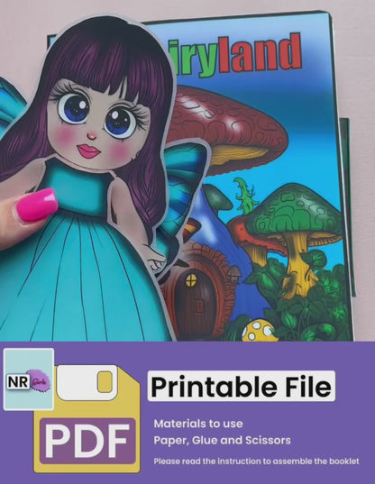 NR Fairy Magic Printable Doll
